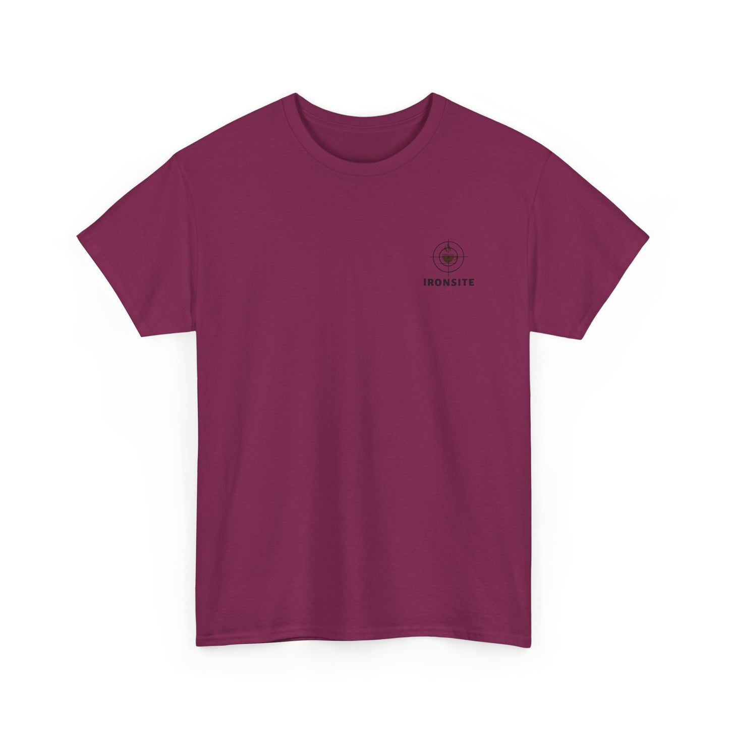 Unisex Heavy Cotton Tee with Ironsite Coffee Design | Casual Comfort, Gift for Coffee Lovers, Everyday Style, Perfect for Any Occasion