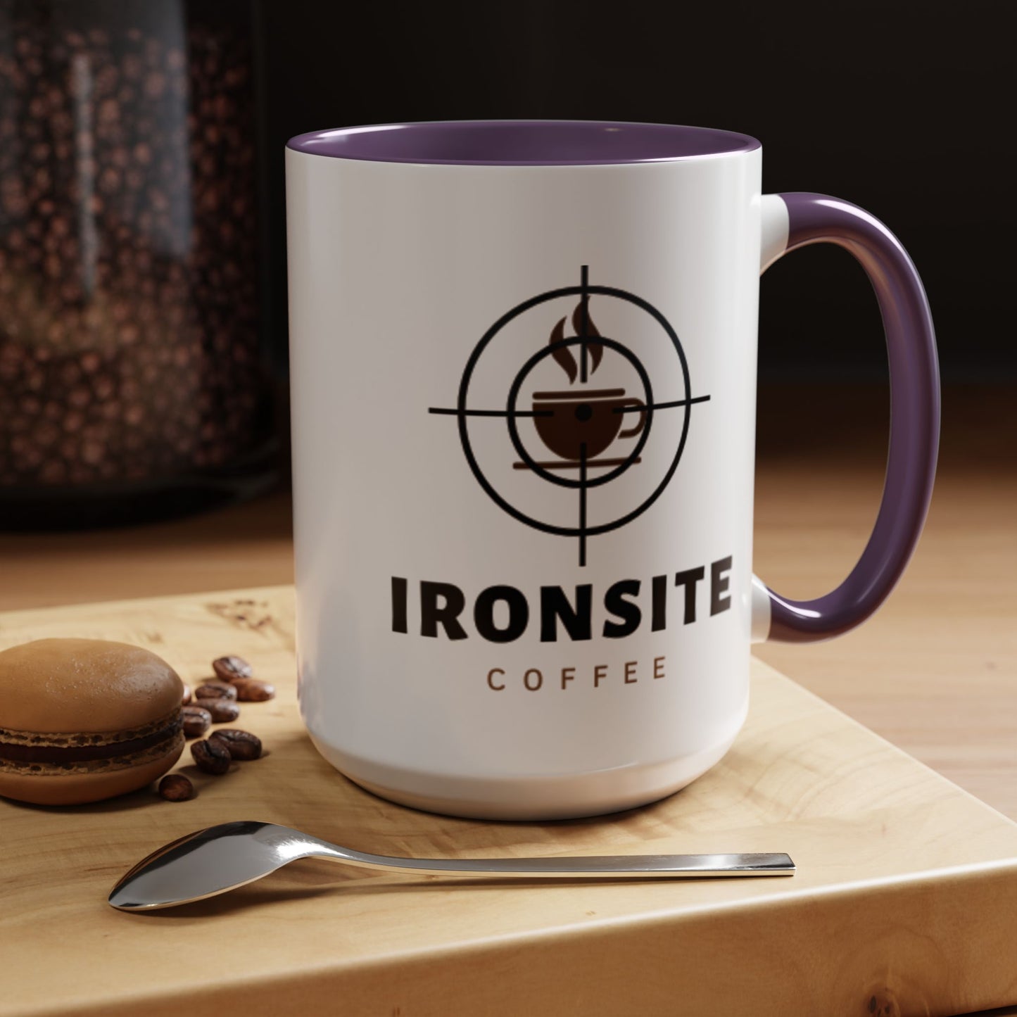 Ironsite Coffee Mug, Inspirational Coffee Cup for Coffee Lovers, Perfect Gift for Holidays, Office, and Home Use, Unique Java Mug