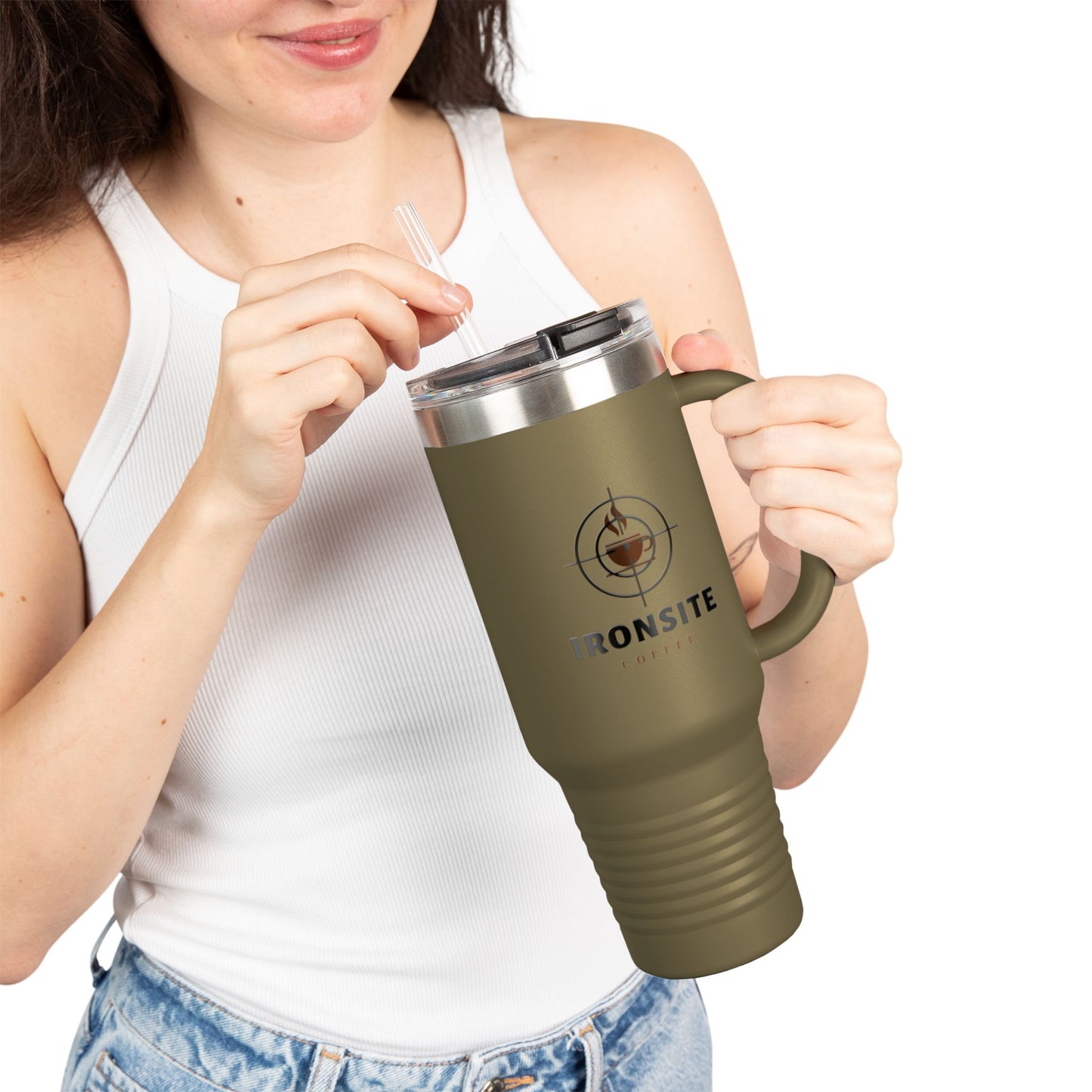 Ironsite Coffee Insulated Travel Mug, 40oz