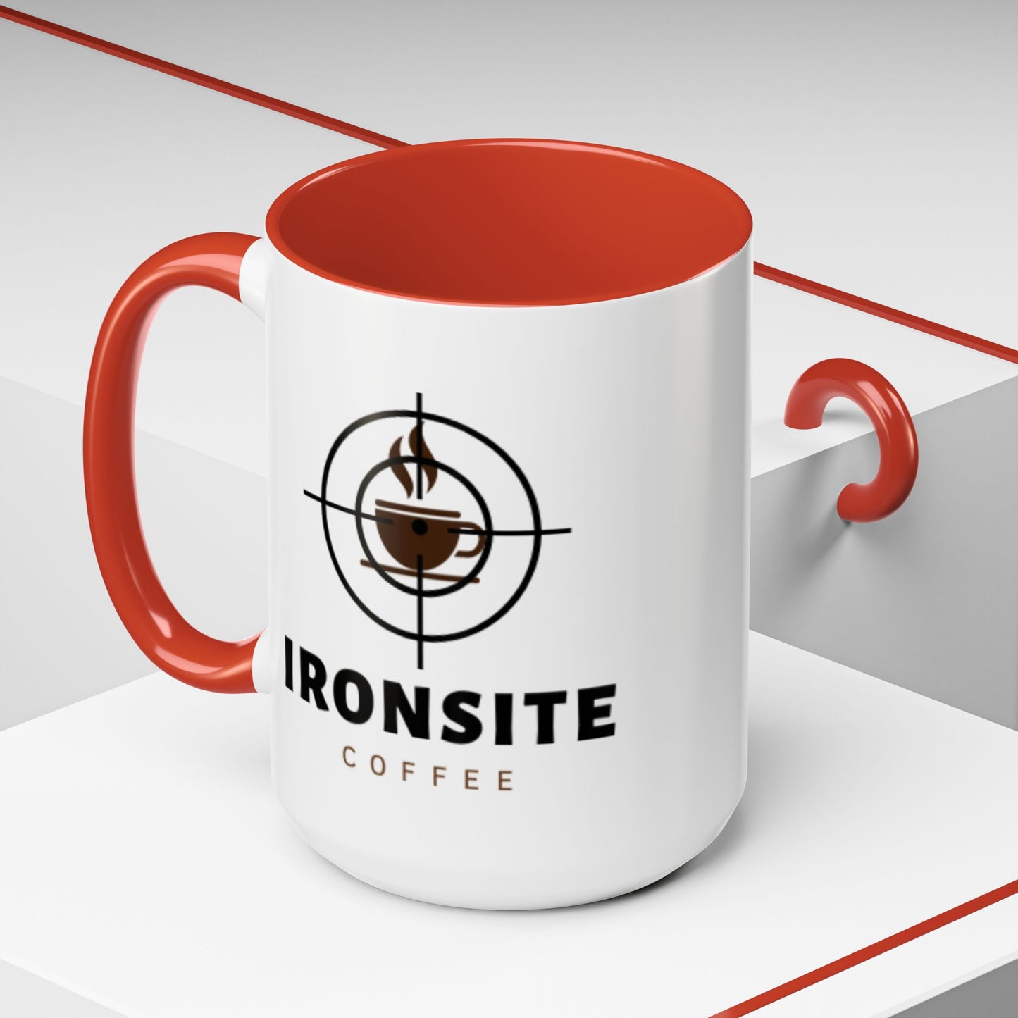Ironsite Coffee Mug, Inspirational Coffee Cup for Coffee Lovers, Perfect Gift for Holidays, Office, and Home Use, Unique Java Mug