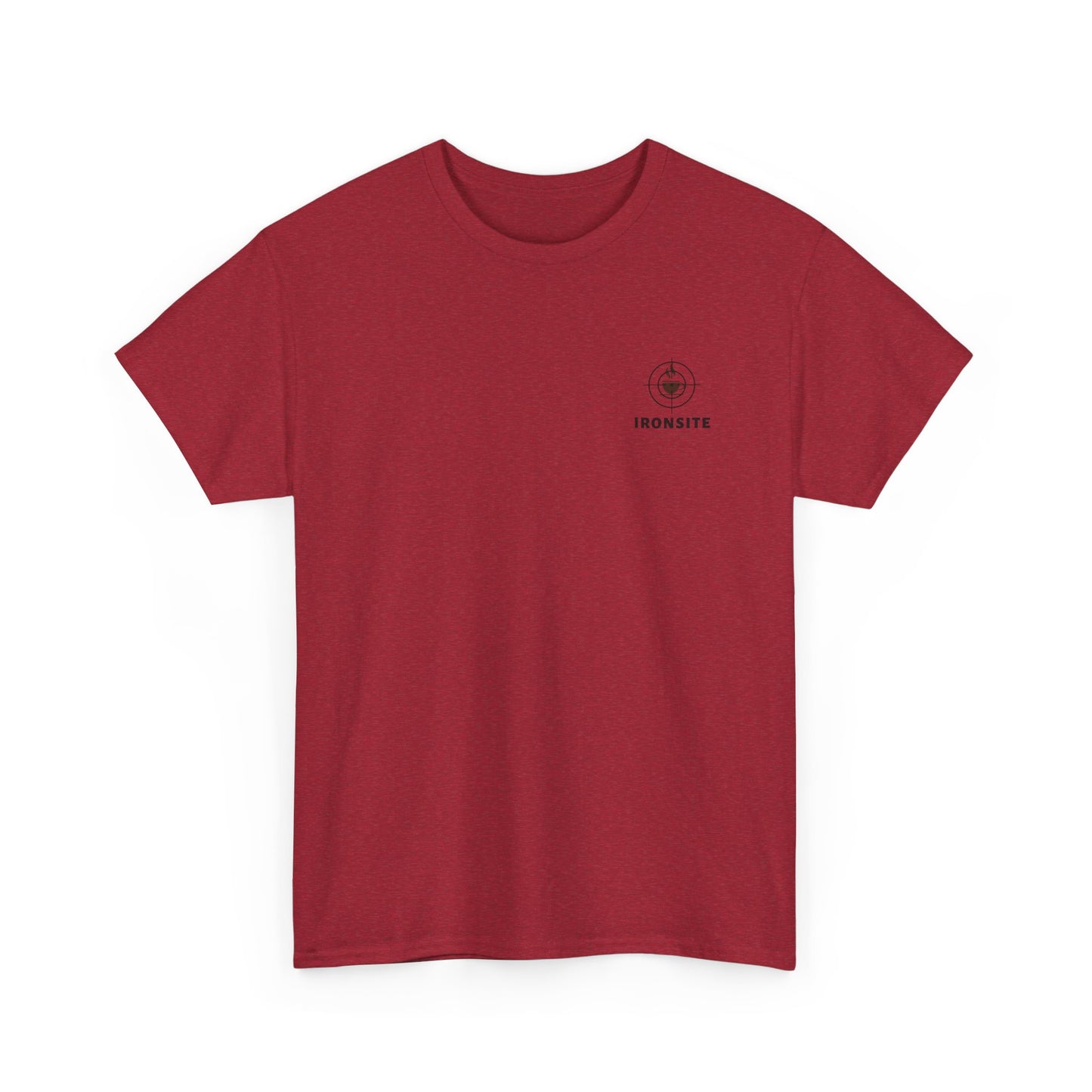 Unisex Heavy Cotton Tee with Ironsite Coffee Design | Casual Comfort, Gift for Coffee Lovers, Everyday Style, Perfect for Any Occasion