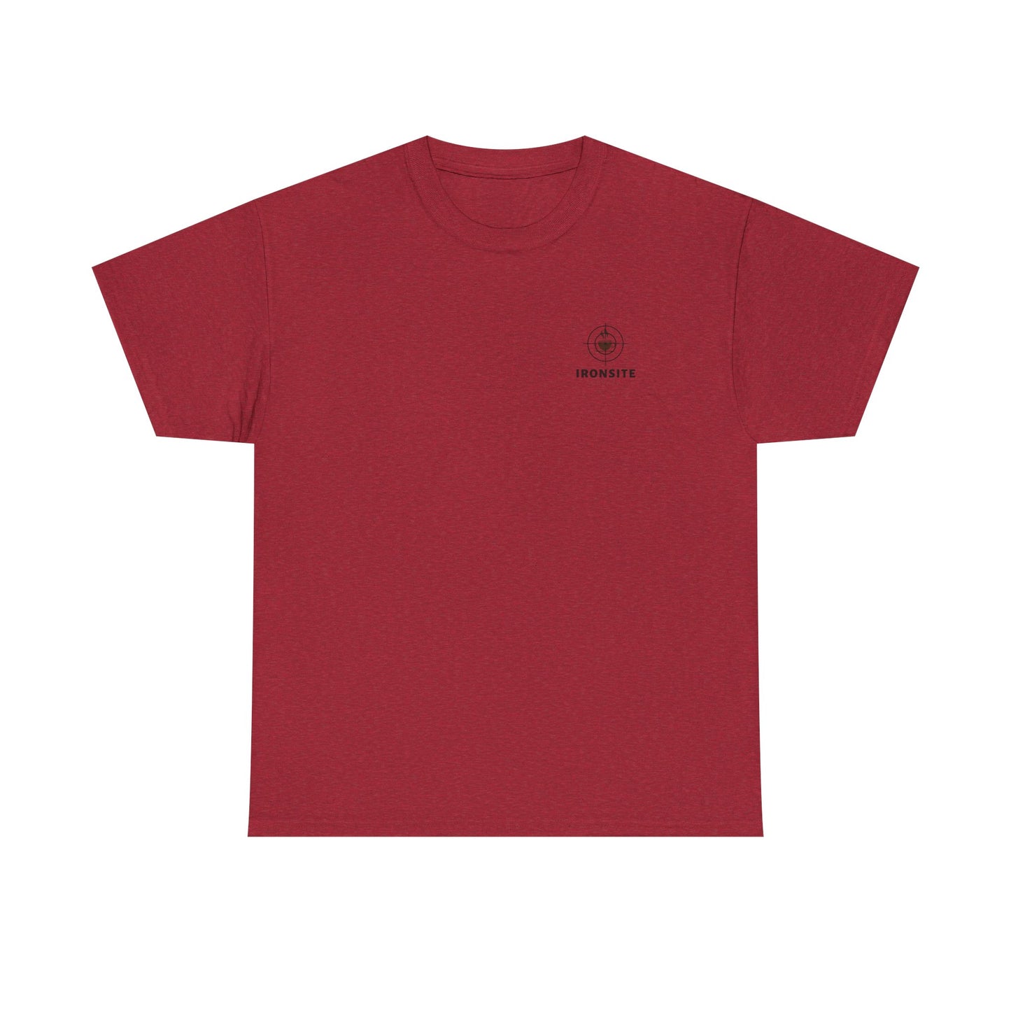 Unisex Heavy Cotton Tee with Ironsite Coffee Design | Casual Comfort, Gift for Coffee Lovers, Everyday Style, Perfect for Any Occasion
