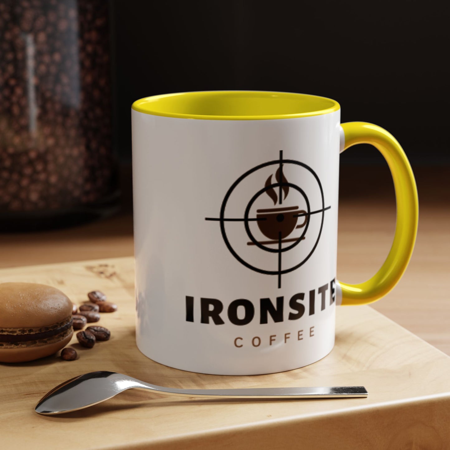 Ironsite Coffee Mug, Inspirational Coffee Cup for Coffee Lovers, Perfect Gift for Holidays, Office, and Home Use, Unique Java Mug