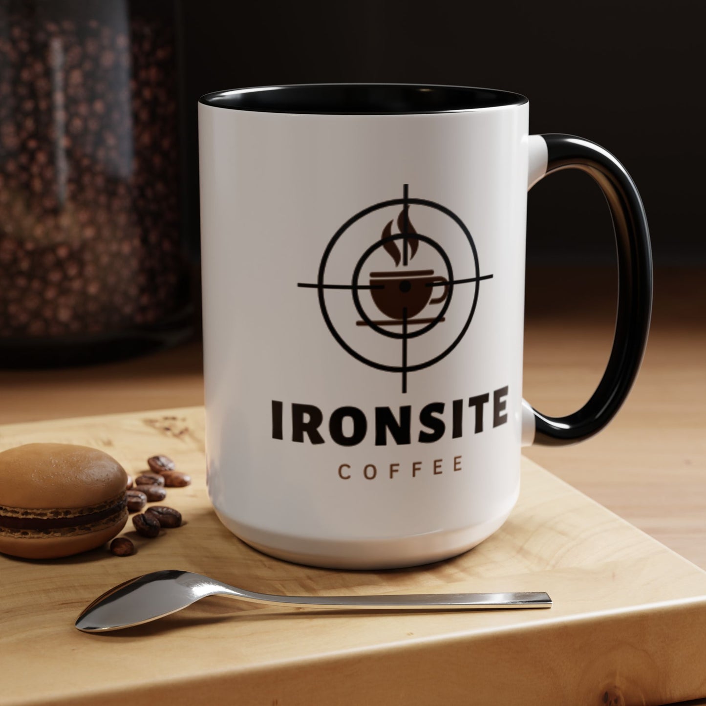Ironsite Coffee Mug, Inspirational Coffee Cup for Coffee Lovers, Perfect Gift for Holidays, Office, and Home Use, Unique Java Mug