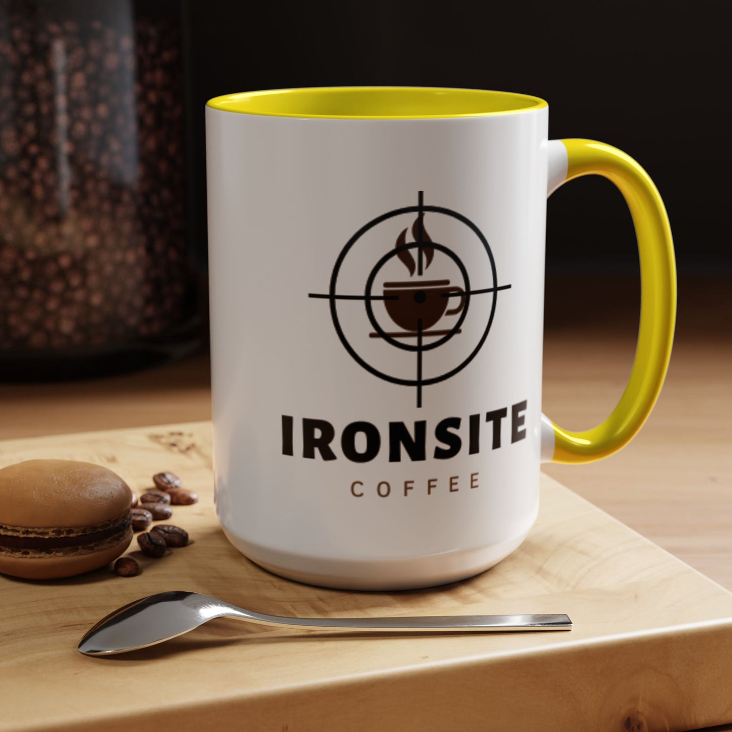 Ironsite Coffee Mug, Inspirational Coffee Cup for Coffee Lovers, Perfect Gift for Holidays, Office, and Home Use, Unique Java Mug
