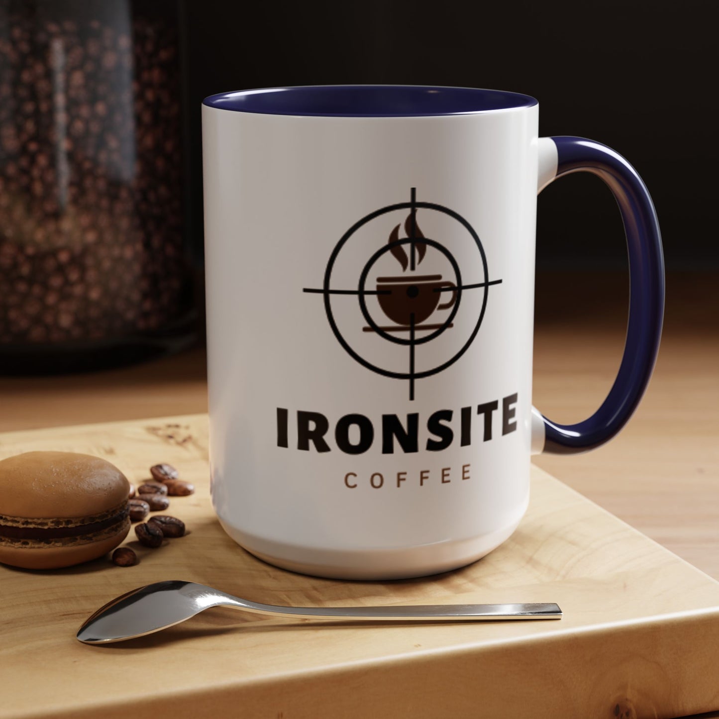 Ironsite Coffee Mug, Inspirational Coffee Cup for Coffee Lovers, Perfect Gift for Holidays, Office, and Home Use, Unique Java Mug