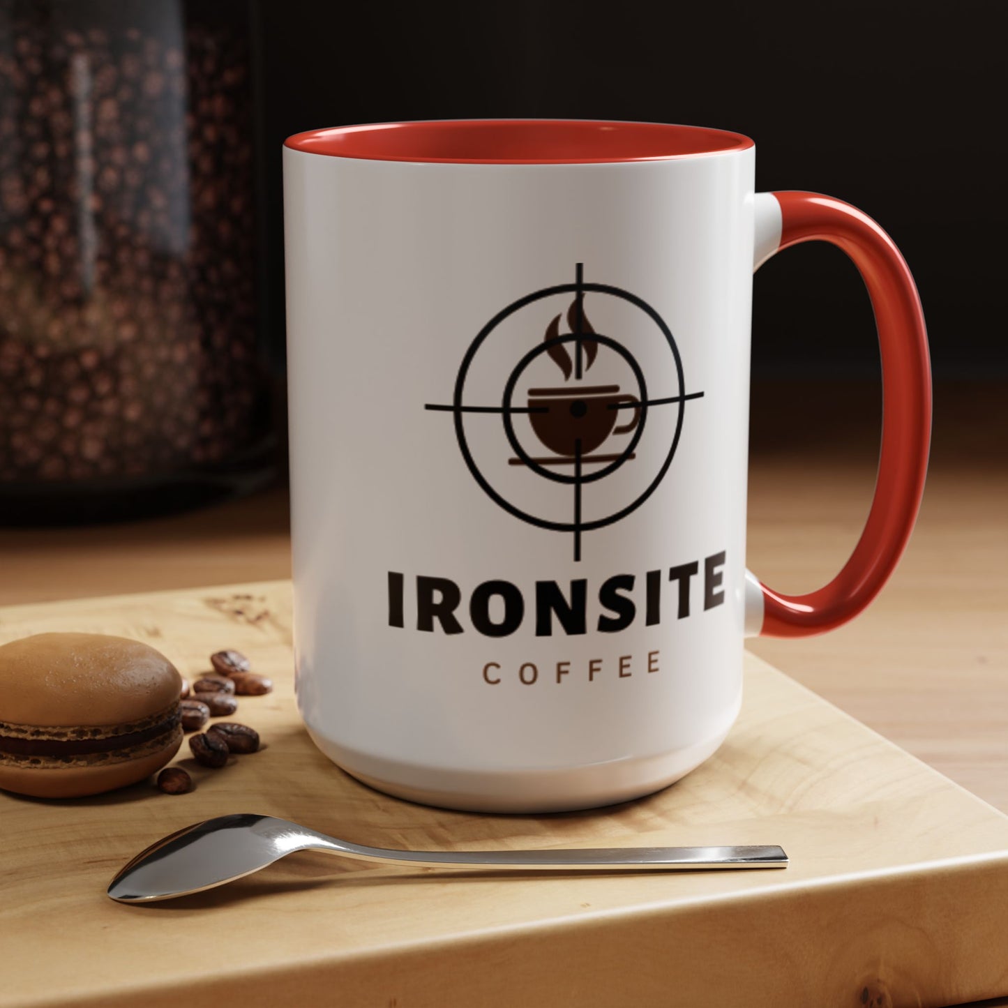 Ironsite Coffee Mug, Inspirational Coffee Cup for Coffee Lovers, Perfect Gift for Holidays, Office, and Home Use, Unique Java Mug