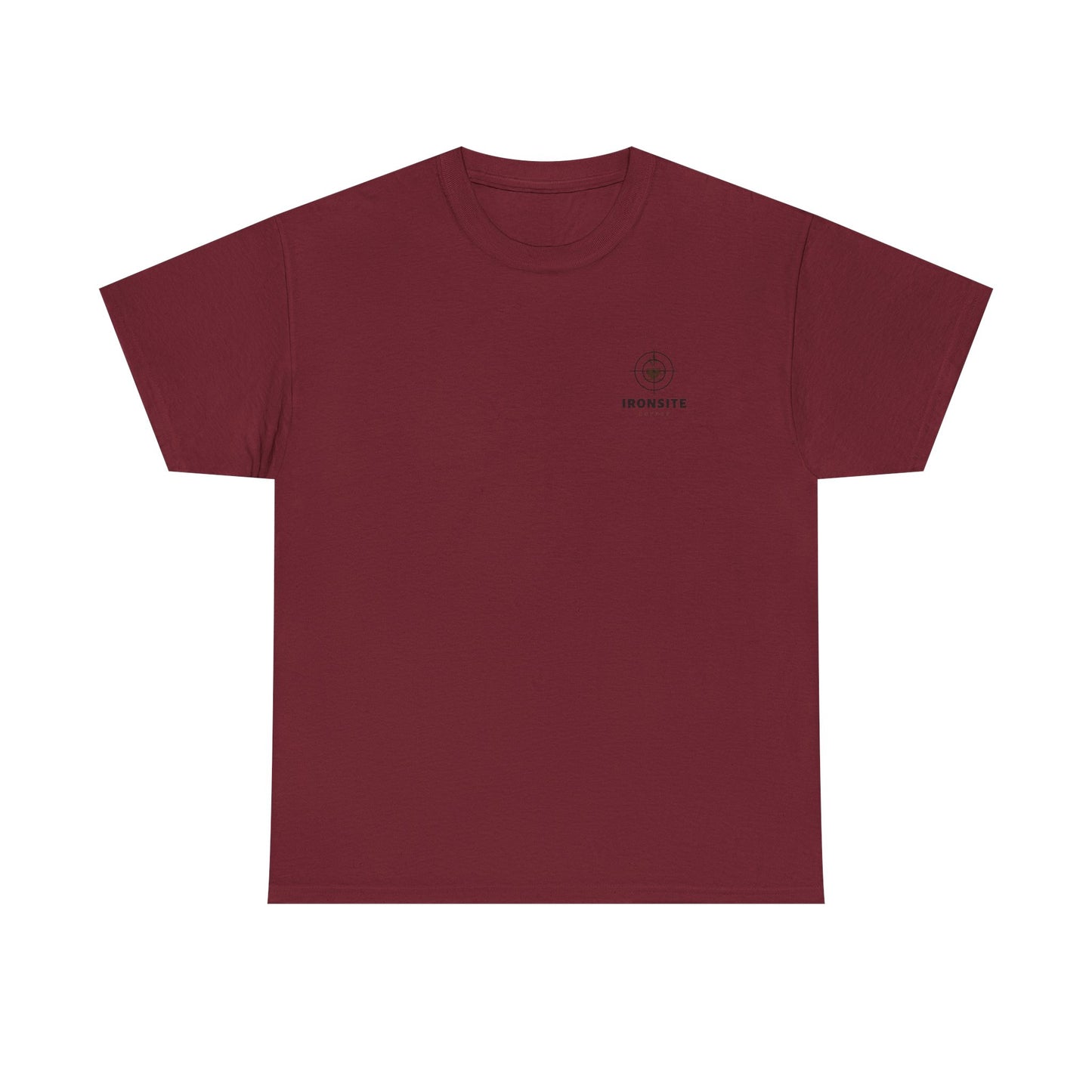 Unisex Heavy Cotton Tee with Ironsite Coffee Design | Casual Comfort, Gift for Coffee Lovers, Everyday Style, Perfect for Any Occasion