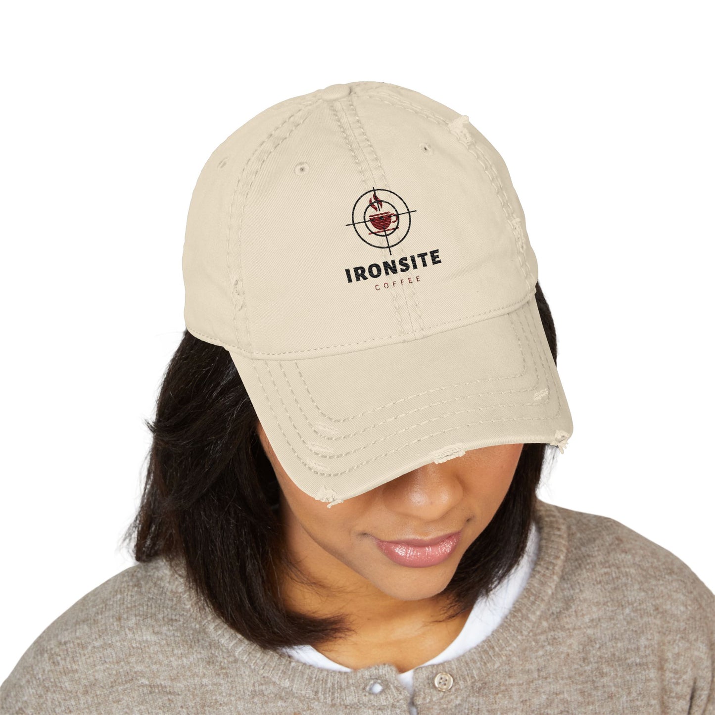 Distressed Dad Hat | Casual Style, Perfect Gift for Dads, Embroidered Hat, Summer Accessory, USA Pride, Vintage Look